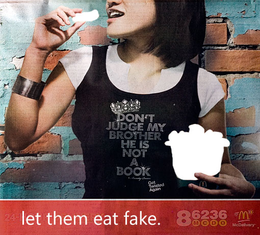 eating advertisement